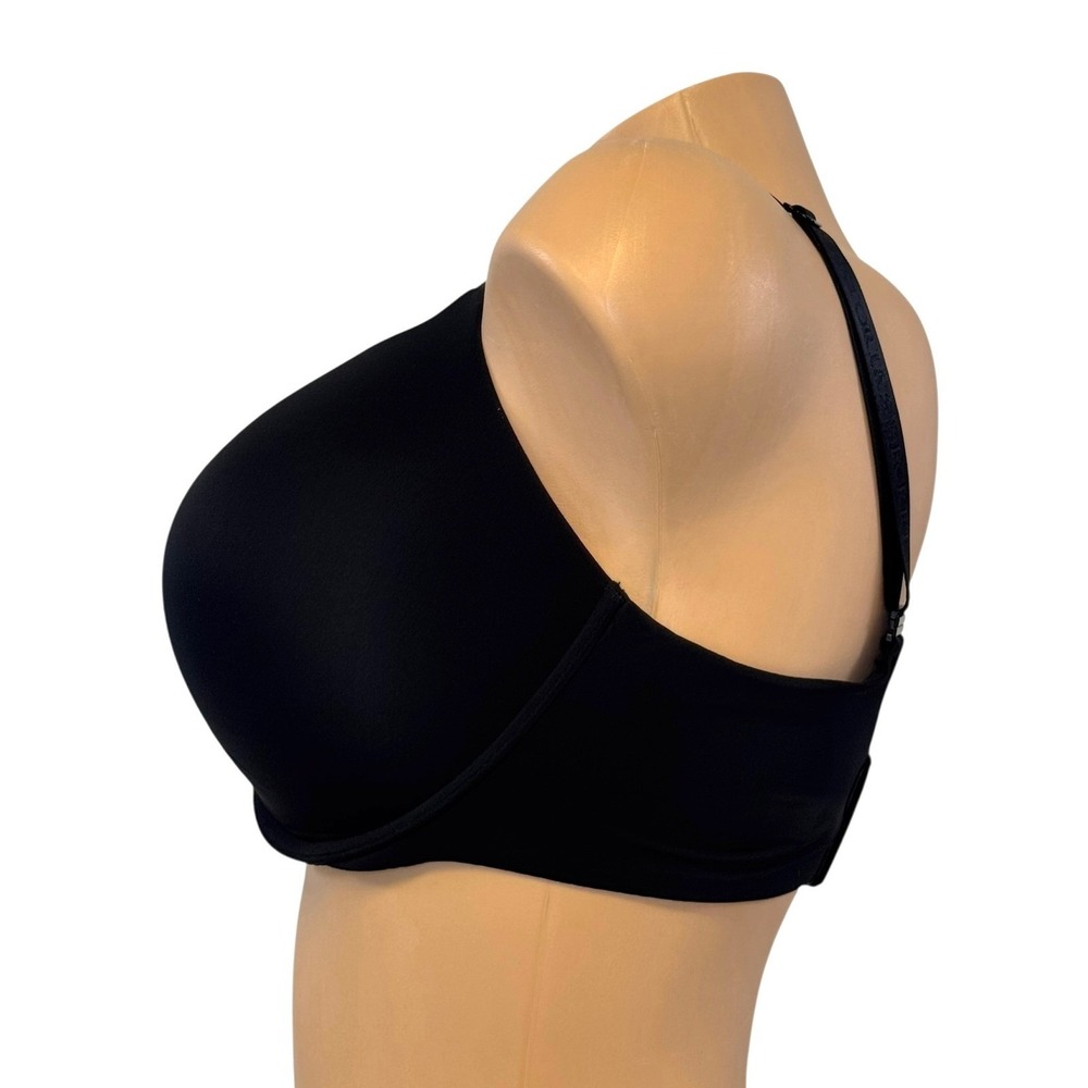 Victoria's Secret 36G The T-shirt Push Up‎ Smooth Full Coverage Bra Black - Picture 3 of 6